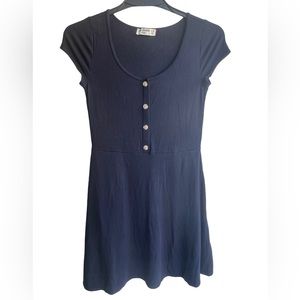 Abercrombie Kids Navy Blue Short Sleeve Dress Size 13/14